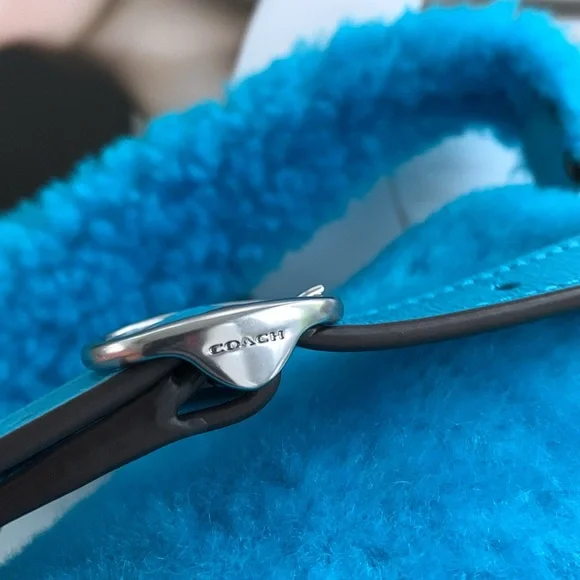 πππ COACH THE LIL NAS X DROP TABBY 18 SHEARLING/LEATHER SHOULDER BAG - Picture 10 of 15